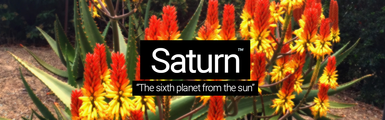Artboard 25 Saturn - The sixth planet from the sun